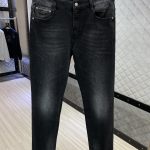 普拉达最新款牛仔裤进口丹宁布原