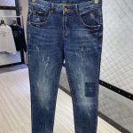 最新款牛仔裤客供进口丹宁布质感